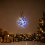 Prizminė irizuojanti LED snaigė Įvairiaspalvis &Oslash; 26 x 25 cm