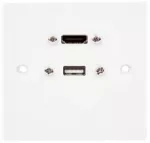 LinkIT Sieninis lizdas 1x HDMI, 1x USB 86x86 mm kanalas ir
