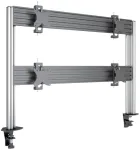 Laikiklis Multibrackets M Deskmount Column Pro MBDM2X2U, 75 x 75 mm, 100 x 100 mm, Juodas, Sidabrinis