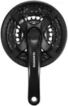 Shimano crankset 6/7/8-speed juodas fc-ty501 42/34/24t 170 mm w/cg