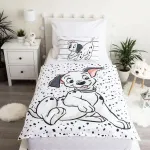 Jerry Fabrics Aptex Disney Baby reversible patalynės komplektas 101 Dalmatinas 100 x 135 cm