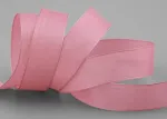 Pink Lina 020 &scaron;ilko juostelė 20 m x 25 mm Antique Rožinė su vielos kra&scaron;tais audinio juostelė dekoratyvinė juostelė vielos kra&scaron;to juostelė dovanų juostelė stalo dekoracija vestuvių velykų juostelė visko kortelių gamybos viela