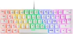 Mars Gaming Mk60 Baltas, mechaninė žaidimų klaviatūra Frgb, Antighosting, mechaniniai red jungikliai, italų kalba