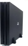 Laikiklis Xm&qy Vertikalus stovas Ps4 Pro konsolei, vertikalus pagrindas i&scaron; silikono, tvirtas pagrindas, neslystantis, pakankamai vietos au&scaron;inimui, juodas