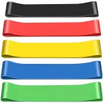 Nela-styl 5 gumų rinkinys treniruotėms, fitneso juostos Mini Band