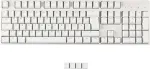 Ymdk 105 voki&scaron;ka iso double shot pbt shine through oem profilio klavi&scaron;ų rinkinys, tinkamas cherry mx jungikliams, mechaninė klaviatūra (balta)