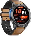Esfoe karinis i&scaron;manusis laikrodis vyrams 48 mm, Gps/5atm ir Ip69k atsparus vandeniui, 45+ dienų baterijos veikimo laikas, 1,43 colio amoled i&scaron;manusis laikrodis vyrams su telefono funkcija, kompasas, barometras, &scaron;irdies ritmas, 170+ sporto režimų