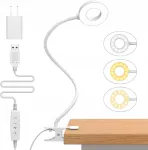Izell Led naktinė stalinis &scaron;viestuvas skaitymui į miegamąjį 70 cm baltas