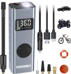 HYCHIKA ne&scaron;iojamas elektrinis oro kompresorius 12 V, 6000 mAh, 150 PSI, MS22C-002