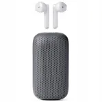 Lexon Speakerbuds belaidės ausinės su bluetooth garsiakalbiu, pilkos spalvos