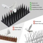 Balandžių atbaidymo spygliai, 8.7 m pauk&scaron;čių atbaidymo priemonė, skirta balkonams, lauko tvoroms ir stogams, apsauga nuo balandžių, pauk&scaron;čių baidyklė, atbaido kates, &scaron;unis ir pauk&scaron;čius (30 vnt.)