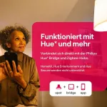 Innr gu10 i&scaron;manioji led lemputė, &scaron;ilta balta &scaron;viesa, pritemdoma, suderinama su philips hue (reikalingas tiltas), 2700 k