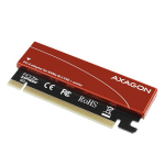 AXAGON PCEM2-S PCI-E 3.0 16x - M.2 SSD NVMe, iki 80mm SSD, žemo profilio, au&scaron;intuvas