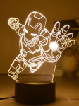 Lempa 3D Led Marvel