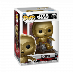 FUNKO POP! Vinilinė figūrėlė: Star Wars: Return of The Jedi - C3P0 in chair, 11 cm