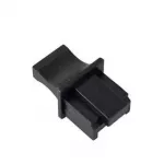 Solarix RJ45 jungties dangtelis, juodas