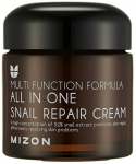 Daugiafunkcinis veido kremas Mizon All in One Snail Repair Kreminis su juodųjų sraigių ekstraktu, 35 ml