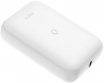 Puro ne&scaron;iojamas i&scaron;orinis akumuliatorius, kompakti&scaron;kas, mini, 10000 mAh, USB-C ir USB-A, baltas