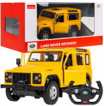 R/C car Land Rover Defender 1:14 RASTAR Geltona