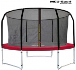 MCU-Sport Pro-line 3,05 m raudonas batutas V3.0 + Pro apsauginis tinklas