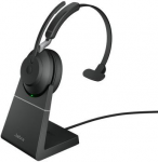 Ausinės su įkrovimo stotimi Jabra Evolve2 65 UC Mono USB-A