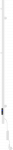 Elektrinis rank&scaron;luosčių džiovintuvas su rank&scaron;luosčių kabykla Mexen Pino, 1405 x 32 mm, 75 W, baltas