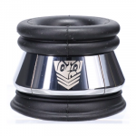 Doc Johnson Oxballs Full Metal Jacket Juodas - Anatomical Silicone Ring System