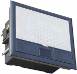 Orno Grindų dėžė moduliniams lizdams 4 x 45x45 mm arba 8 x 22,5x45 mm, dangtis: nerūdijantis plienas, juodas