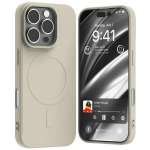 Dėklas Mercury MagSafe Semi-Silikoninis Apple iPhone 16 Pro 6,3" dėkals telefonui pilkos spalvos