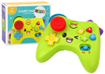 Lean Toys Interaktyvi mokomoji konsolė su &scaron;viesomis ir garsais, žalia
