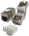 NETRACK 105-31 Netrack Keystone Jack RJ45 kat. 5e FTP modulis, be įrankių
