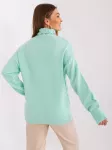 Wool Fashion Italia Megztinis-AT-SW-23401.97P-tamsi mėtinė