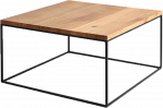 Customform Kavos staliukas, TENSIO WOOD 80, 80x80x45 cm, Juodas