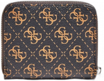Guess, Kamryn, Textile Wallet, SLG Small Zip, Brown, For Women