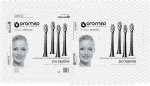 Oro-med Dantų &scaron;epetėlio Oromed ORO-SONIC PROFESSIONAL Antgaliai, juodas 4vnt
