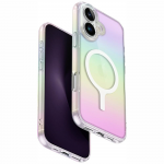 Uniq Iridescia Magclick įkrovimo dėklas, skirtas iPhone 16 &ndash; daugiaspalvis
