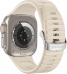 Decoded Dekoduotas itin traukos dirželis Apple Watch 42/44/45/49 mm &ndash; baltas