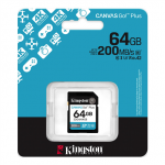 Atminties kortelė Kingston | Canvas Go! Plus | 64 GB | SD | Flash atminties klasė Class 10, UHS-I, U3, V30
