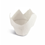 Lumarko Guardini Pyragų skardos 12 vnt. baltos spalvos Oro keptuvė &Oslash;8,5x8cm