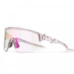 Rockbros Cycling Glasses Photochromic, with UV Protection and Corrective Insert, Clear – Violetinė