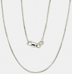 Sidabrinė grandinėlė Snake 1 mm - 3.9 g. - 1 mm. - 45