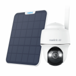 Camera de supraveghere Reolink Go PT Ultra; GO SERIES G440 WITH SOLAR PANEL 2 Senzor: 1/2.7"CMOS Rezolutie video: 8 Megapixeli (3840 x 2160 pixeli) Cadre/secunda: 15 FPS Lentila fixa: 4mm Unghi de vizualizare: orizontal: 90&deg;vertical: 47&deg; Distanta ilu ...