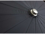 Jinbei Jinbei Deep Focus 130 cm parabolinis skėtis, baltas