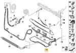 Bmw 3 E90 E92 E93 Vairavimo Grąžinimo Vamzdis Originalus 32412283897