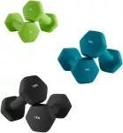 Songmics Svarmenų rinkinys, 2x1 kg 2x2 kg 2x3 kg, &Scaron;viesiai žalia Akvamarino mėlyna