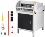 Sunkiosios paskirties elektrinis popieriaus pjaustytuvas, 450 mm, biuro giljotina, skaitmeninis valdymas, apsaugos funkcijos, dokumentų pjaustyklė, popieriaus giljotina