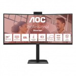 Monitorius AOC | CU34E4CW | 34 " | VA | UWQHD | 120 Hz | 4 ms | 3440 x 1440 pikselių | 350 cd/m&sup2; | HDMI jungtys quantity 2 | Juodas