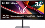 Monitorius Monitors LG 34" 34G630A-B IPS QHD 240Hz Curved