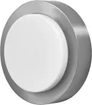 Sieninis &scaron;viestuvas 8W LED sieninis lauko &scaron;viestuvas ENDURA STYLE DISC, plieno sp., 3000K, IP44