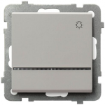 Ospel ŁP-5RS/m/82 SONATA Įprastai atviras jungiklis su mėlynu foniniu ap&scaron;vietimu, ka&scaron;myro spalvos ŁP-5RS/m/82